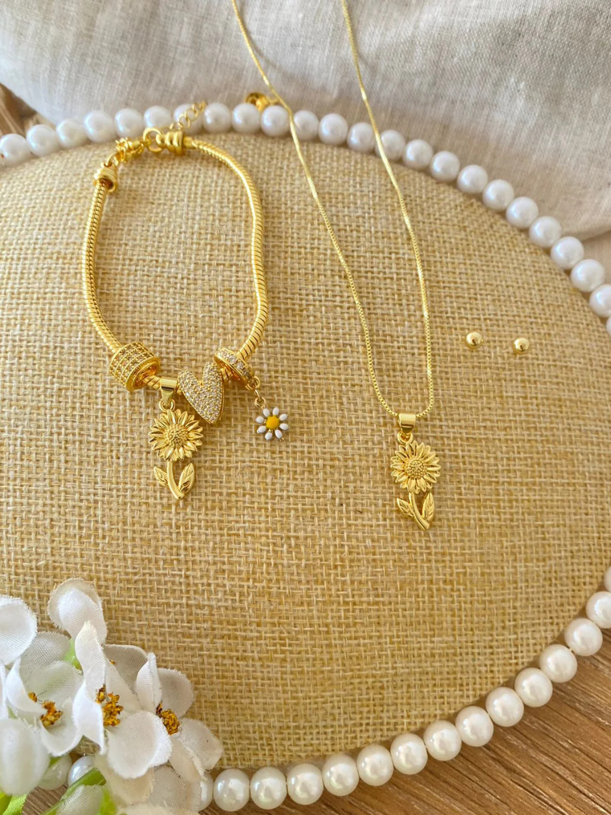 Set Cover Gold Girasol