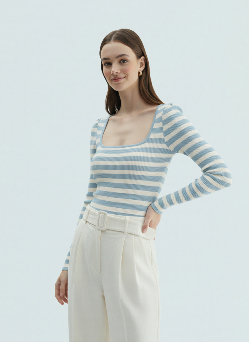 body de Punto Acanalado