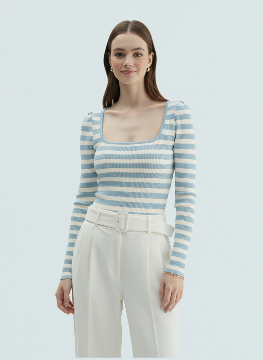 body de Punto Acanalado